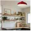 Bamyum Androa Plafondlamp Zwart Moderne Woonkamer (Rood)
