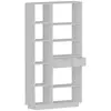 Bibliothèque en bois Luma - 80 x 25 x 188 cm - Blanc