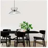 Merkloos / Sans marque Asir - Kroonluchter - Zwart - 121 x 50 x 50 cm