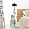 MENZZO Lampadaire trépied cloche Daoji 170cm Métal Noir