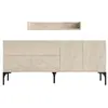 Console en bois "Stella" - 40 x 180 x 55 cm - Travertin