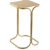 MENZZO Table basse Hazan 30x30cm Métal Or