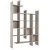 CALICOSY - Etagère 18 tablettes H188 cm - Manco - Travertin-Travertin