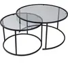 Skye Decor, Table basse, Aurum Coffee Table Set (80 x 43 x 80 cm)