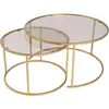 Skye Decor, Table basse, Aurum Coffee Table Set (80 x 43 x 80 cm)