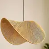 Asir - Kroonluchter - Mosterd - PLASTIC BEHUIZING - 50 x 53 x 50 cm