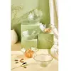 Asir - Kommenset (6 stuks) - Transparant - 100% GLAS - 17,5 x 17,5 x 1...