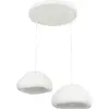 Opviq, Suspension, Loval Luna Two Socket Chandelier (E27)