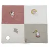 Pioupiou et Merveilles Tapis de parc Miffy fluffy rose (80 x 100 cm)