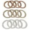 Anneaux d'attache jouet Little Loops beige (12 pièces)