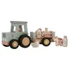 Tracteur avec remorque en bois Little Farm