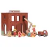 Caserne de pompiers en bois
