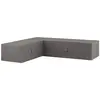 Madison Housse de meubles d'extérieur 270 x 270 x 70 cm Gris
