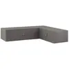 Madison Housse de meubles d'extérieur 255 x 255 x 70 cm Gris