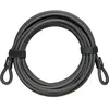 Slotkabel Axa Double Loop 1000/10 - zwart