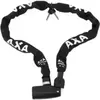 Antivol velo chaine a cle axa absolute diam 8mm l1.10m noir - niveau p...
