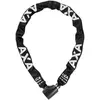 AXA cadenas à chaîne Absolute 9 mm 110 cm acier/polyester noir