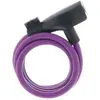 AXA Antivol câble Resolute 8-120 Violet Adulte Unisexe, Lilas, 120 cm