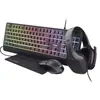 Clavier gamer sans fil TRUST Pack gaming QUADROX
