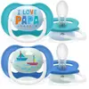 Sucette Orthodontique - PHILIPS AVENT - Happy Papa Bateau Bleu - Silic...
