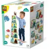 Tour de blocs à empiler avec figurines de dinosaures - Jeu d'adresse -...