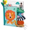 SES CREATIVE Livre en tissu sensoriel avec queues d’animaux