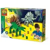 SES Creative Dinosaure en bois qui brille dans le noir