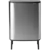 Brabantia Bo Waste Bin, Poubelle, Argent, Gris