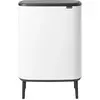 Poubelle Bo Touch Bin Hi - BRABANTIA - 1 seau intérieur - 60 L - Blanc