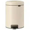 Brabantia Poubelle à pédale Brabantia newIcon 5 litres - Soft Beige