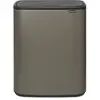 Brabantia - 223068 - Poubelle Bo Touch Bin, 60L , Platinum 223068
