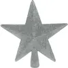 Nampook 3 stuks Piek ster 19cm glitter zilver