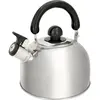 alpina Bouilloire avec sifflet - 1,8L - Acier Inoxydable - pour induct...