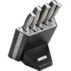 Diamant Sabatier Riyouri Bloc à Couteaux 5 pièces Noir