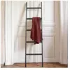Aquanova Mink Handdoek ladder Zwart