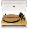 Platine vinyle Bluetooth en bambou avec cellule Ortofon 2M Red - Lenco LBT-335BA