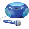Lenco Boombox SCD-625BU, bleu, Talkie-walkie, Bleu