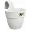 Pot de fleurs ELHO Vibia Campana Easy Hanger Small - Blanc Soie - Balc...