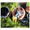 Elho Bac à fleurs Green Basics Cilinder 55 - Noir - Ø 54 x H 41 cm - e...