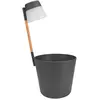 Pot de fleur - ELHO - Cancun - Plastique - Rond - Anthracite