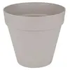 ELHO Pot de fleurs rond Loft Urban - Ø 30 cm - Gris chaud