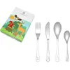 Zilverstad Coffret couverts Animaux de la forêt personnalisable (4 pièces)
