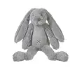 Peluche Lapin Richie gris clair 28 cm - HAPPY HORSE - Pour Enfant - Intérieur
