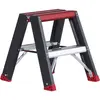 Altrex Taurus 2 treeds - dubbel oploopbare magazijntrap - Werkhoogte 2.45m - Opberghoogte 0.52m