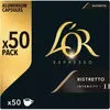 Pack de 50 Capsules café L'Or Espresso Ristretto 260 g