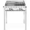 Hendi Green Fire Gasbarbecue met 2-Branders | 2 RVS Grillroosters