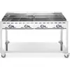 Hendi GreenFire Gasbarbecue - 4 branders - RVS