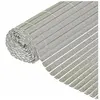 Canisse double face PVC gris - 1,5 x 3 m - 100% occultant - Set de fix...