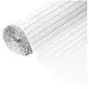 vidaXL Nature Écran de jardin à double face PVC 1x3 m Blanc