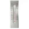Nature Thermomètre mural d'extérieur Aluminium 7x1x23 cm